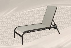 T-7016-MR - Stacking Commercial Sling Chaise Lounge