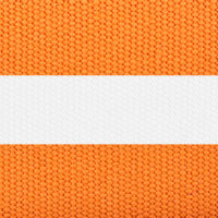 Orange & White Stripe