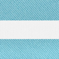 Turquoise & White Stripe