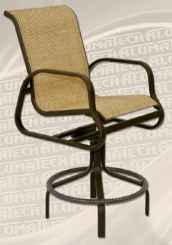I-7652 - Sling Swivel Balcony Chair