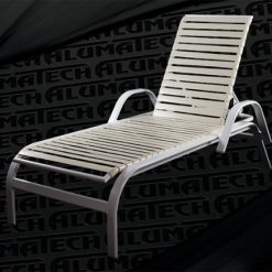 Tahiti Strap Chaise Lounge with arms