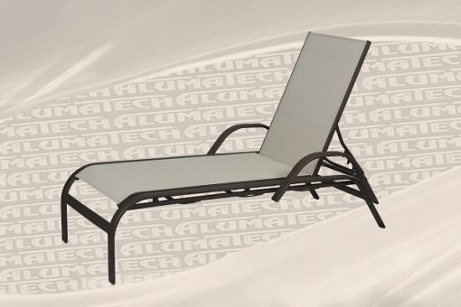 Tahiti Sling Chaise Lounge with arms