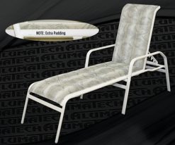 Z-716PS - Commercial Sling Chaise lounge
