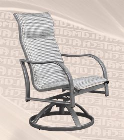 C-9461-17-PS - HB Dining Swivel Rocker- Miterback-Deluxe Base