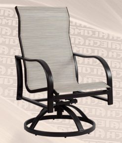 C-94656-17- HB King Swivel Rocker-Miterback- Deluxe Base
